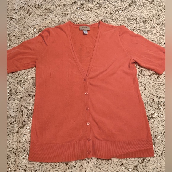 LOFT Sweaters - LOFT/women’s as peach sweater, S
